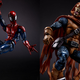 Marvel Legends Ultimate Spider-Man and Hobgoblin.